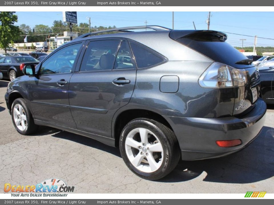 2007 Lexus RX 350 Flint Gray Mica / Light Gray Photo #7