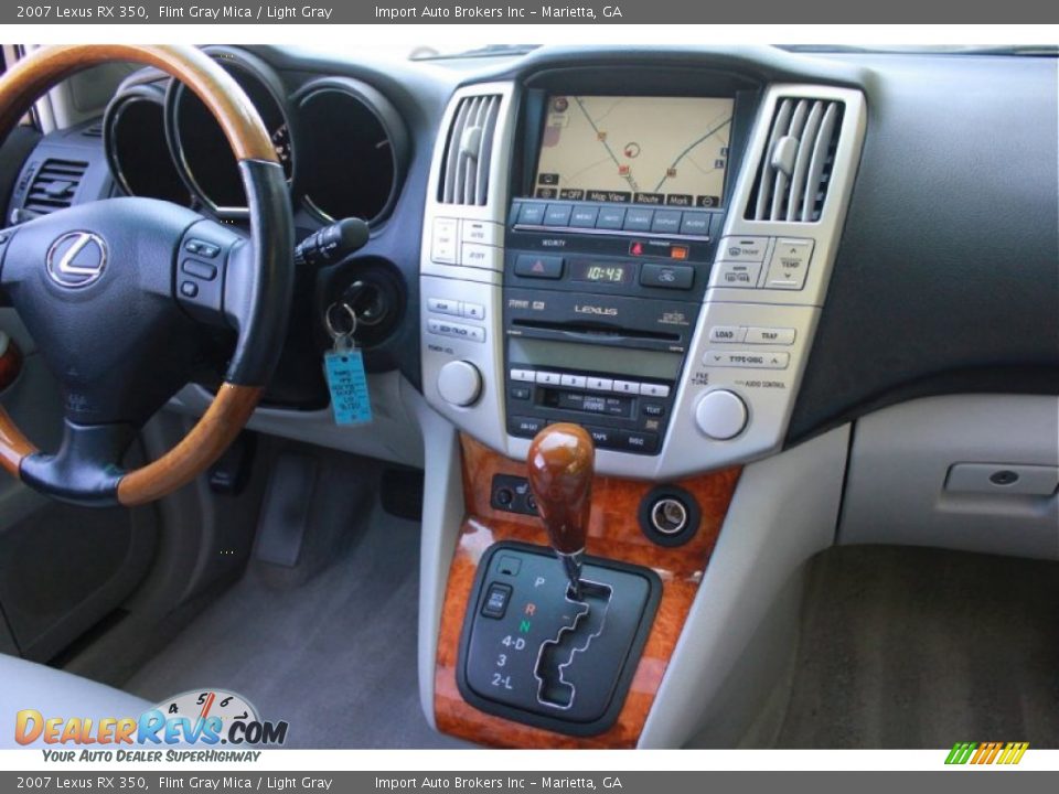 2007 Lexus RX 350 Flint Gray Mica / Light Gray Photo #14
