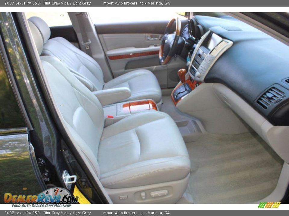 2007 Lexus RX 350 Flint Gray Mica / Light Gray Photo #16