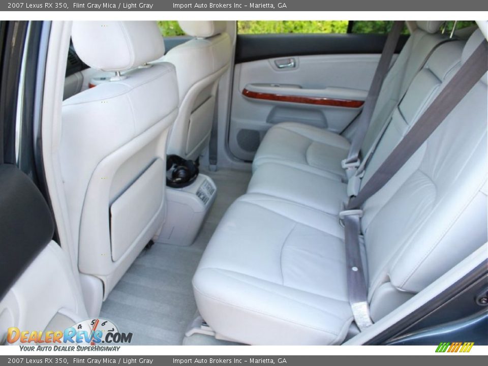 2007 Lexus RX 350 Flint Gray Mica / Light Gray Photo #18