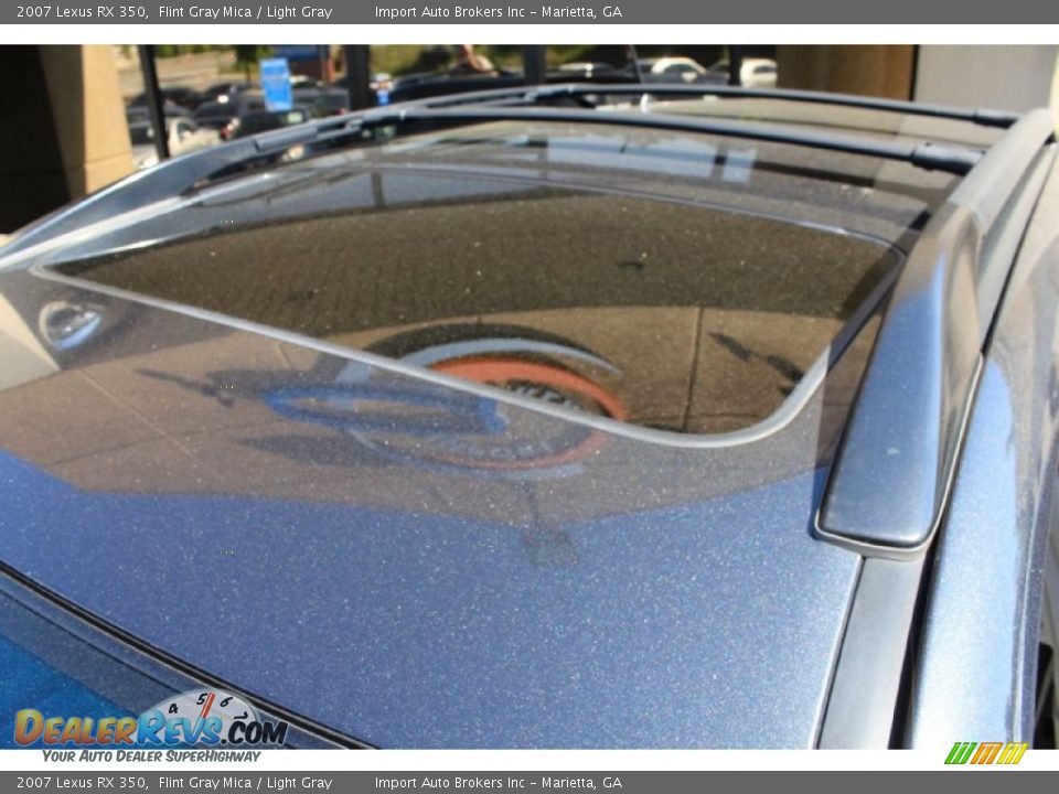 2007 Lexus RX 350 Flint Gray Mica / Light Gray Photo #21
