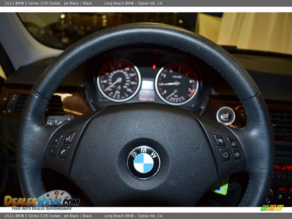 2011 BMW 3 Series 328i Sedan Jet Black / Black Photo #21