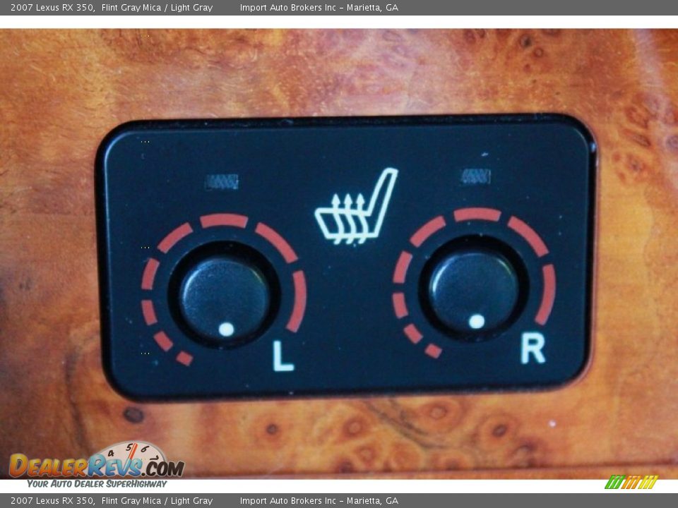 2007 Lexus RX 350 Flint Gray Mica / Light Gray Photo #26