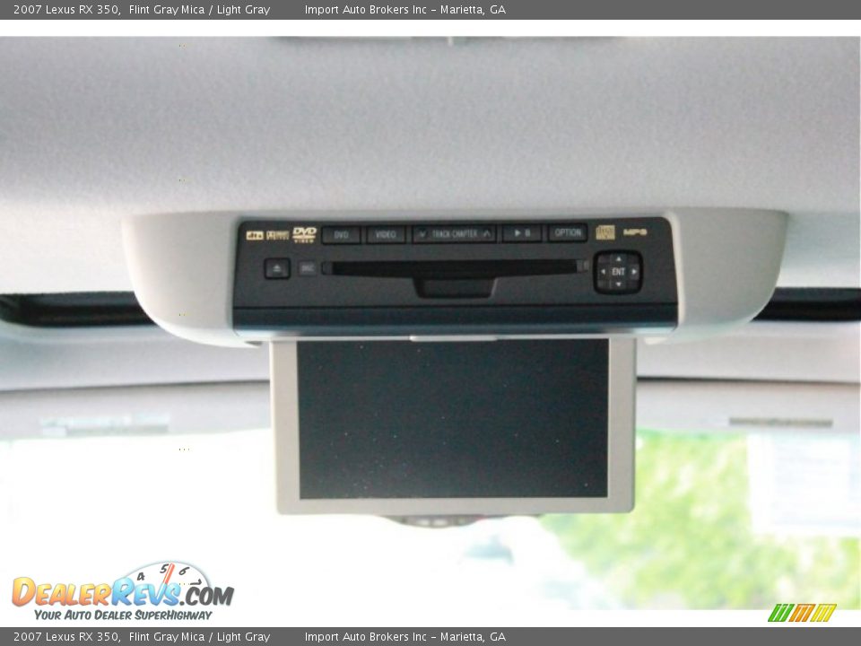2007 Lexus RX 350 Flint Gray Mica / Light Gray Photo #27