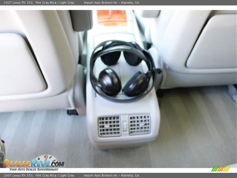 2007 Lexus RX 350 Flint Gray Mica / Light Gray Photo #28