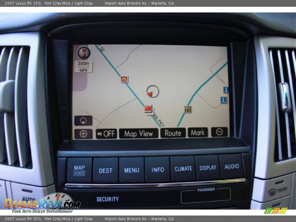 2007 Lexus RX 350 Flint Gray Mica / Light Gray Photo #29