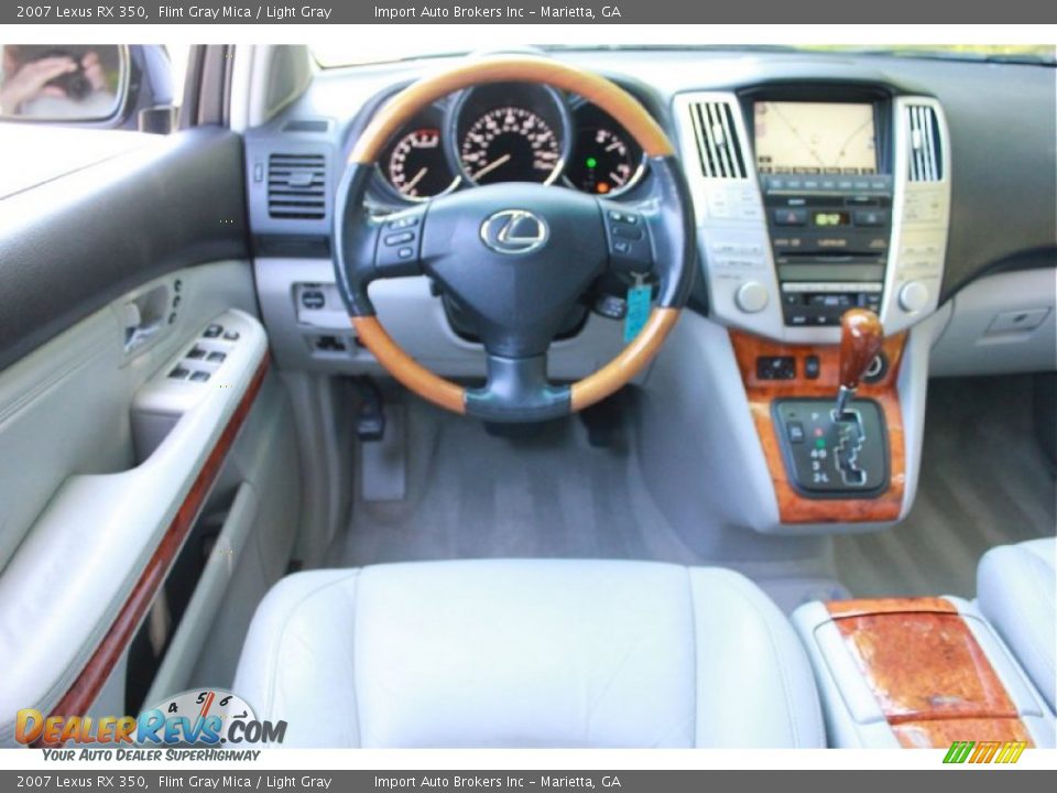 2007 Lexus RX 350 Flint Gray Mica / Light Gray Photo #31