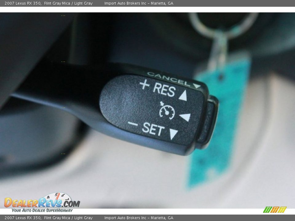 2007 Lexus RX 350 Flint Gray Mica / Light Gray Photo #33