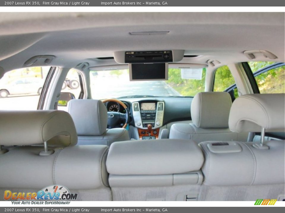 2007 Lexus RX 350 Flint Gray Mica / Light Gray Photo #36