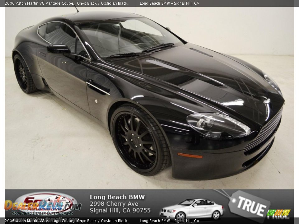 2006 Aston Martin V8 Vantage Coupe Onyx Black / Obsidian Black Photo #1