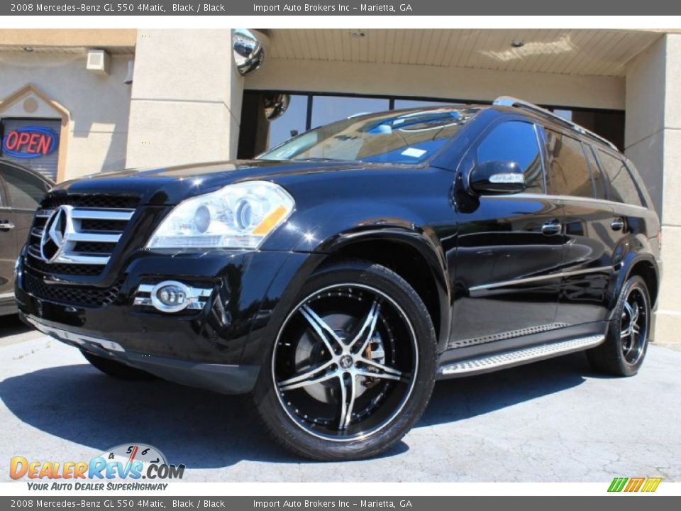 2008 Mercedes-Benz GL 550 4Matic Black / Black Photo #1