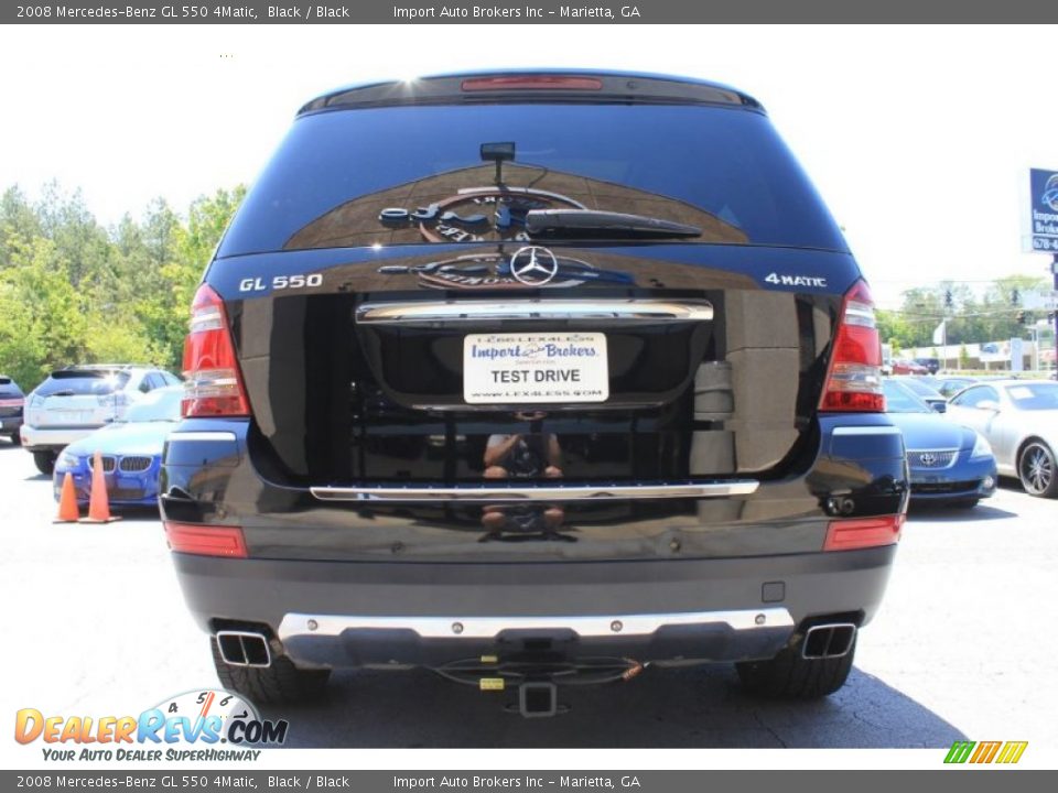 2008 Mercedes-Benz GL 550 4Matic Black / Black Photo #5