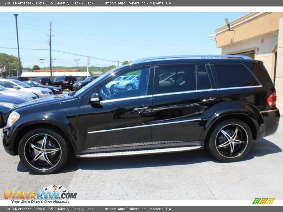 2008 Mercedes-Benz GL 550 4Matic Black / Black Photo #6