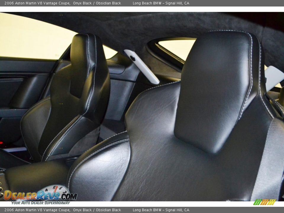 2006 Aston Martin V8 Vantage Coupe Onyx Black / Obsidian Black Photo #11