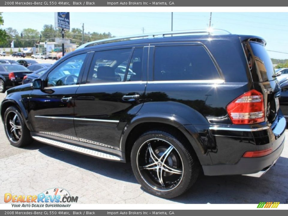 2008 Mercedes-Benz GL 550 4Matic Black / Black Photo #8