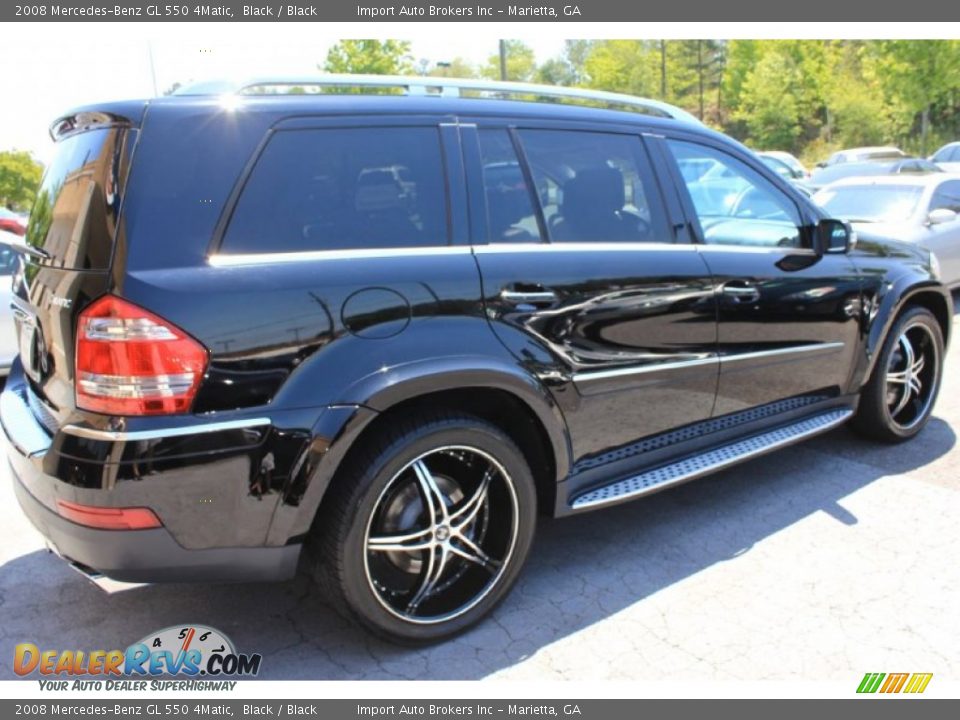 2008 Mercedes-Benz GL 550 4Matic Black / Black Photo #9