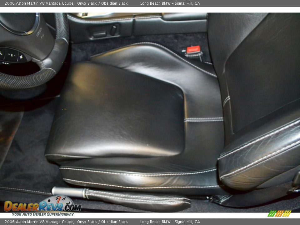 2006 Aston Martin V8 Vantage Coupe Onyx Black / Obsidian Black Photo #12