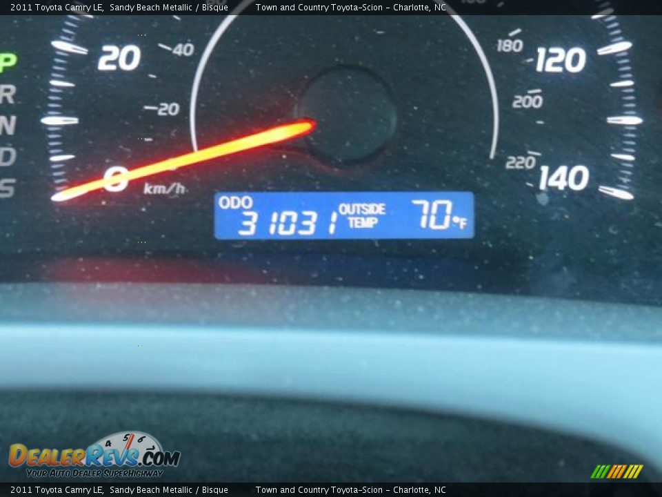 2011 Toyota Camry LE Sandy Beach Metallic / Bisque Photo #14