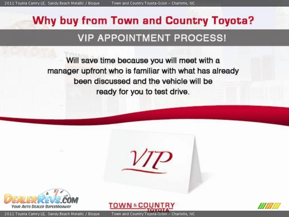 Dealer Info of 2011 Toyota Camry LE Photo #15