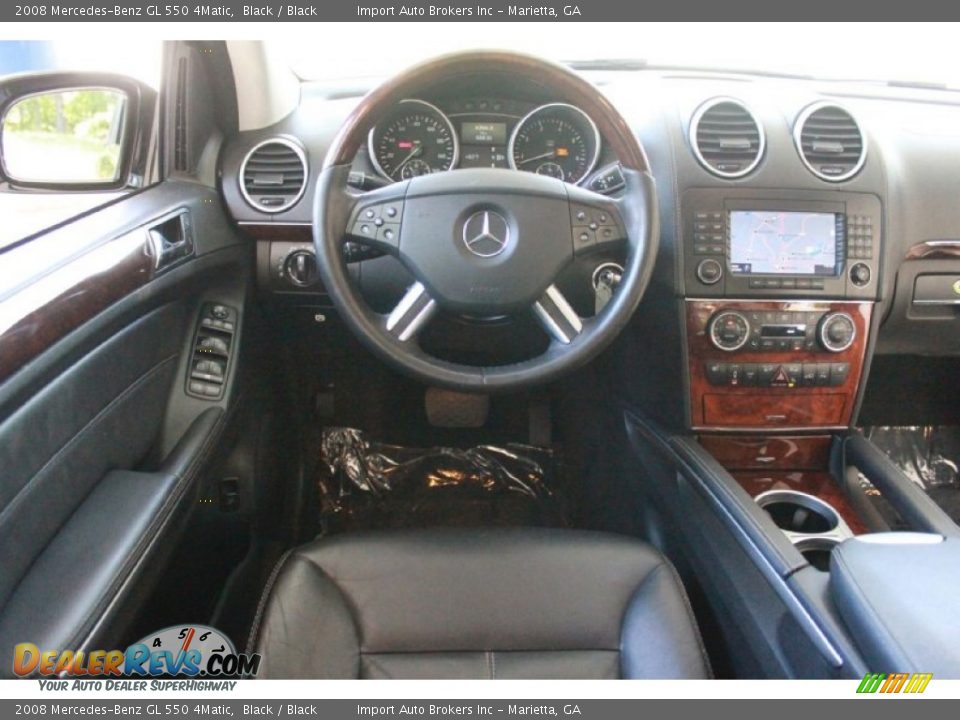 2008 Mercedes-Benz GL 550 4Matic Black / Black Photo #14