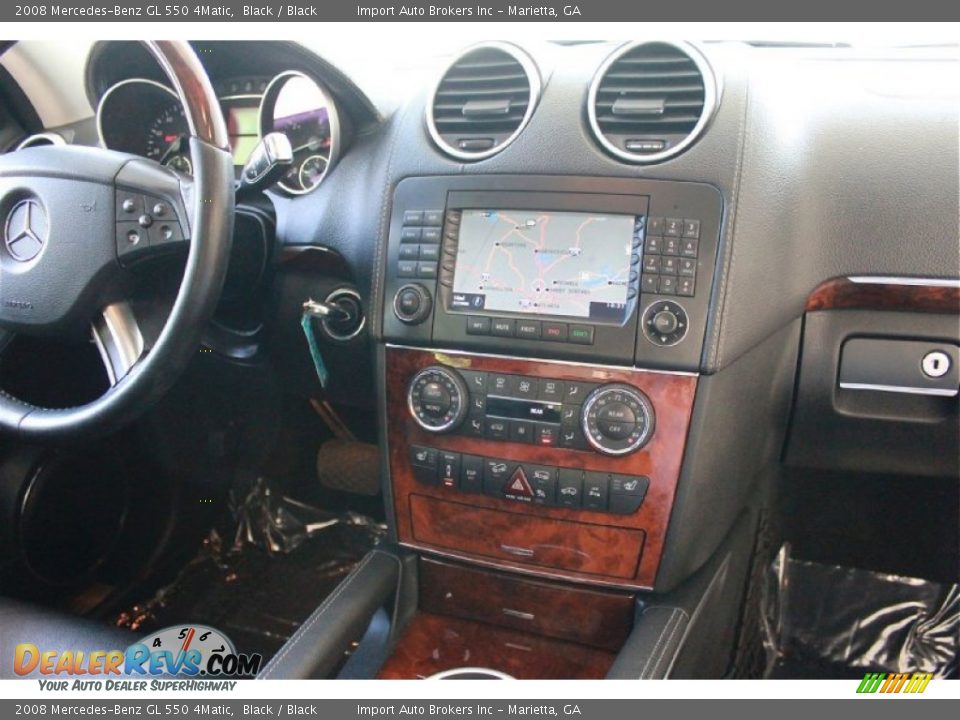 2008 Mercedes-Benz GL 550 4Matic Black / Black Photo #15