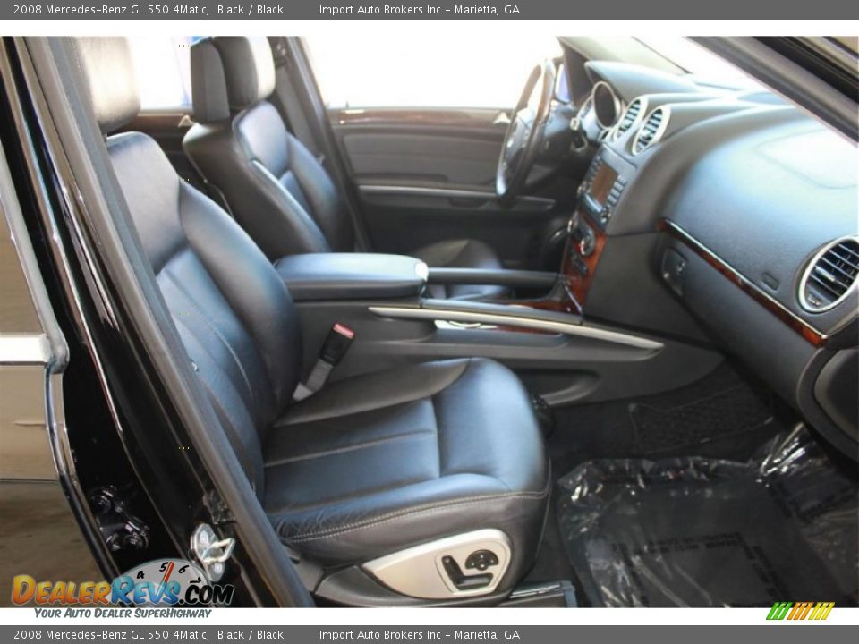 2008 Mercedes-Benz GL 550 4Matic Black / Black Photo #17