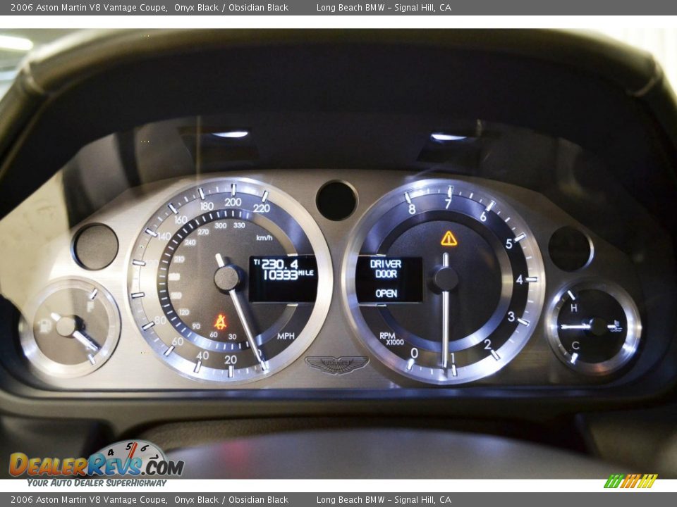 2006 Aston Martin V8 Vantage Coupe Gauges Photo #16