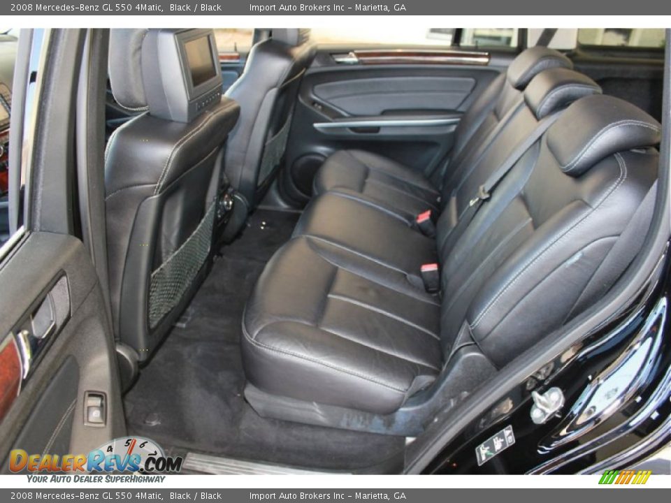 Rear Seat of 2008 Mercedes-Benz GL 550 4Matic Photo #19