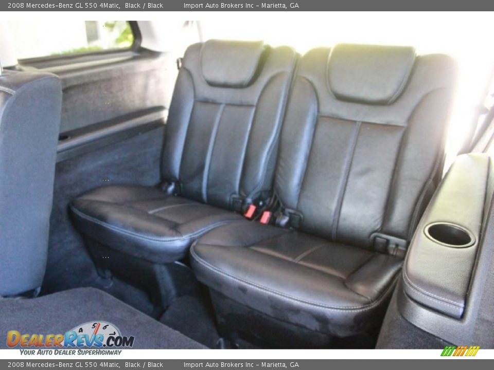 Rear Seat of 2008 Mercedes-Benz GL 550 4Matic Photo #20