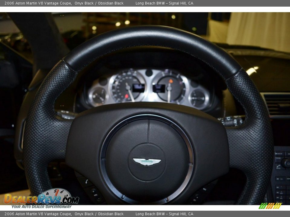 2006 Aston Martin V8 Vantage Coupe Onyx Black / Obsidian Black Photo #17