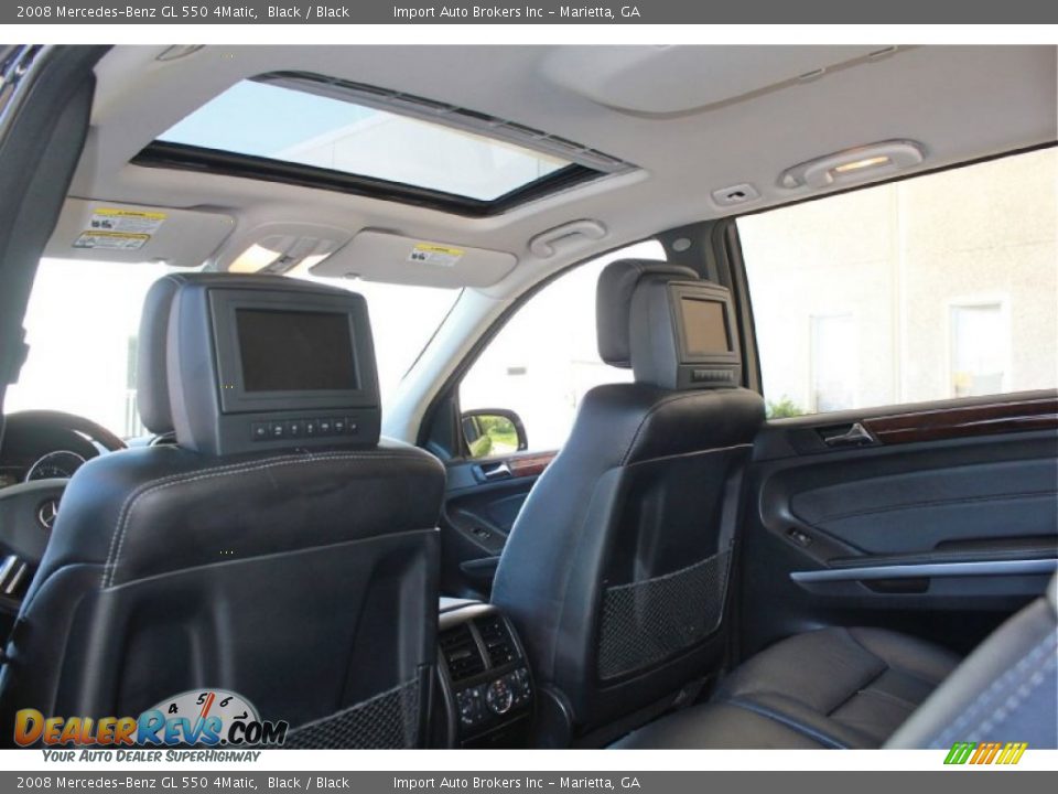 2008 Mercedes-Benz GL 550 4Matic Black / Black Photo #21
