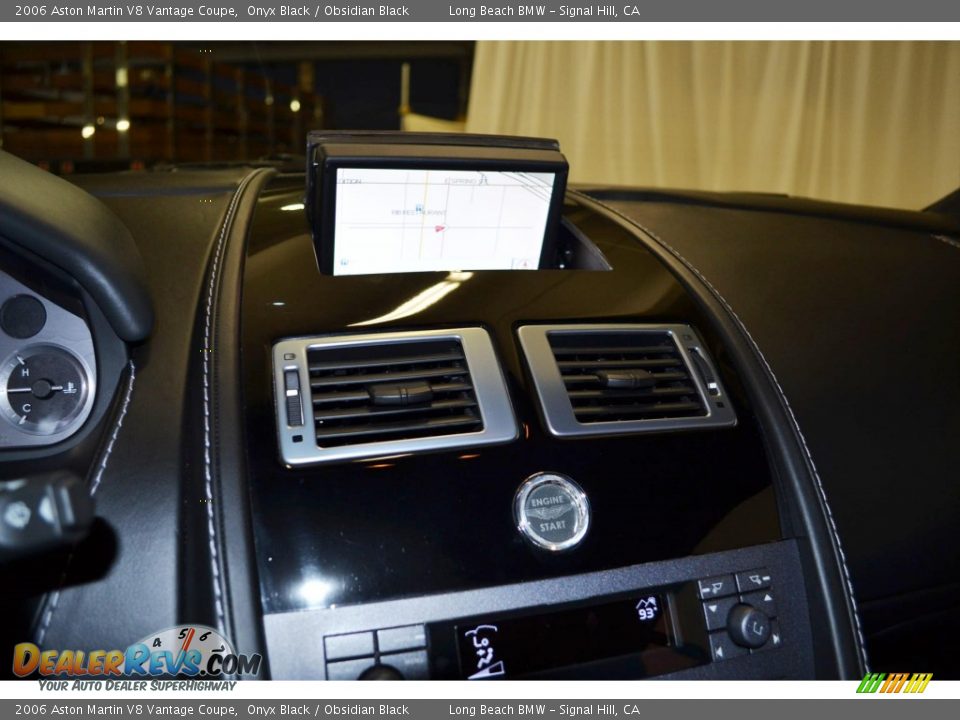 2006 Aston Martin V8 Vantage Coupe Onyx Black / Obsidian Black Photo #20