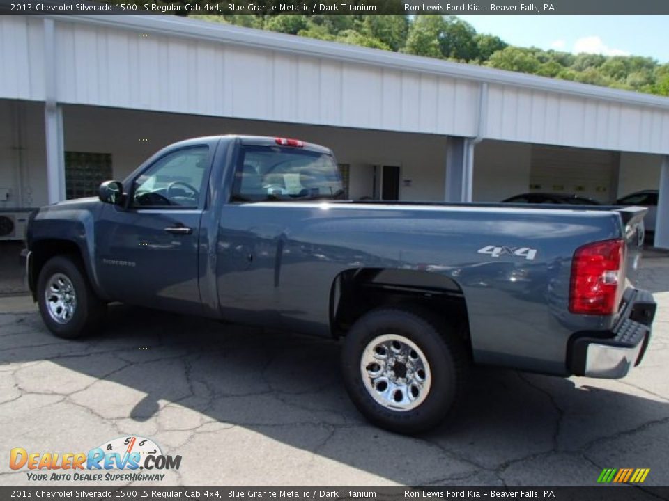 2013 Chevrolet Silverado 1500 LS Regular Cab 4x4 Blue Granite Metallic / Dark Titanium Photo #6
