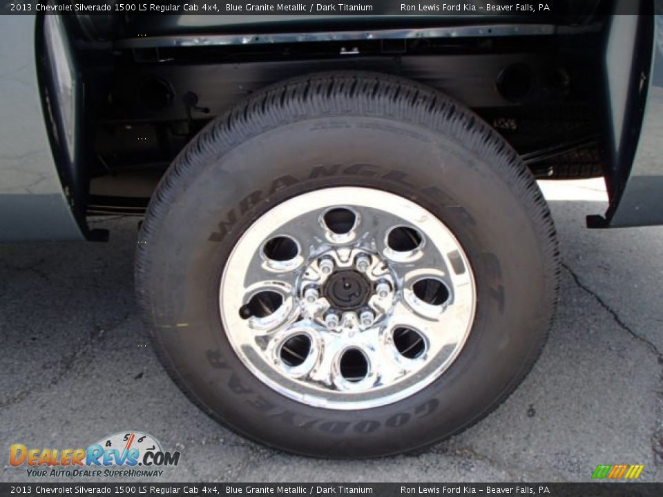 2013 Chevrolet Silverado 1500 LS Regular Cab 4x4 Blue Granite Metallic / Dark Titanium Photo #9