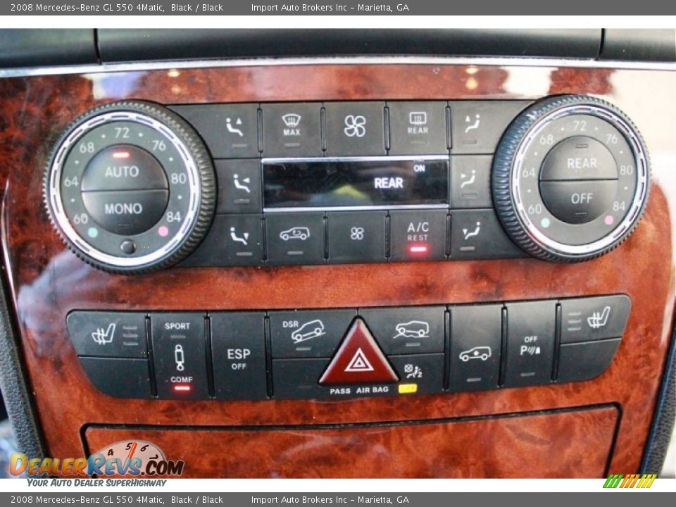 Controls of 2008 Mercedes-Benz GL 550 4Matic Photo #35