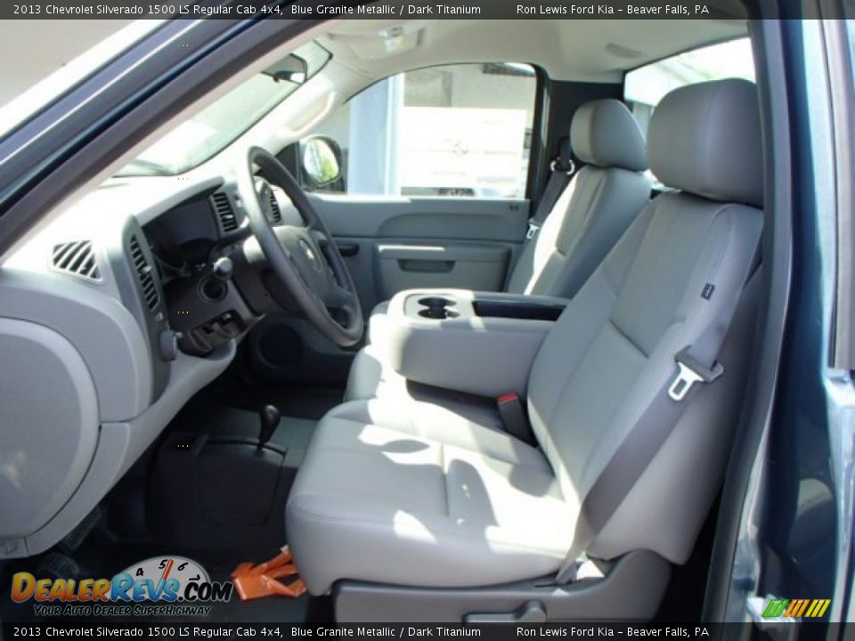 2013 Chevrolet Silverado 1500 LS Regular Cab 4x4 Blue Granite Metallic / Dark Titanium Photo #11