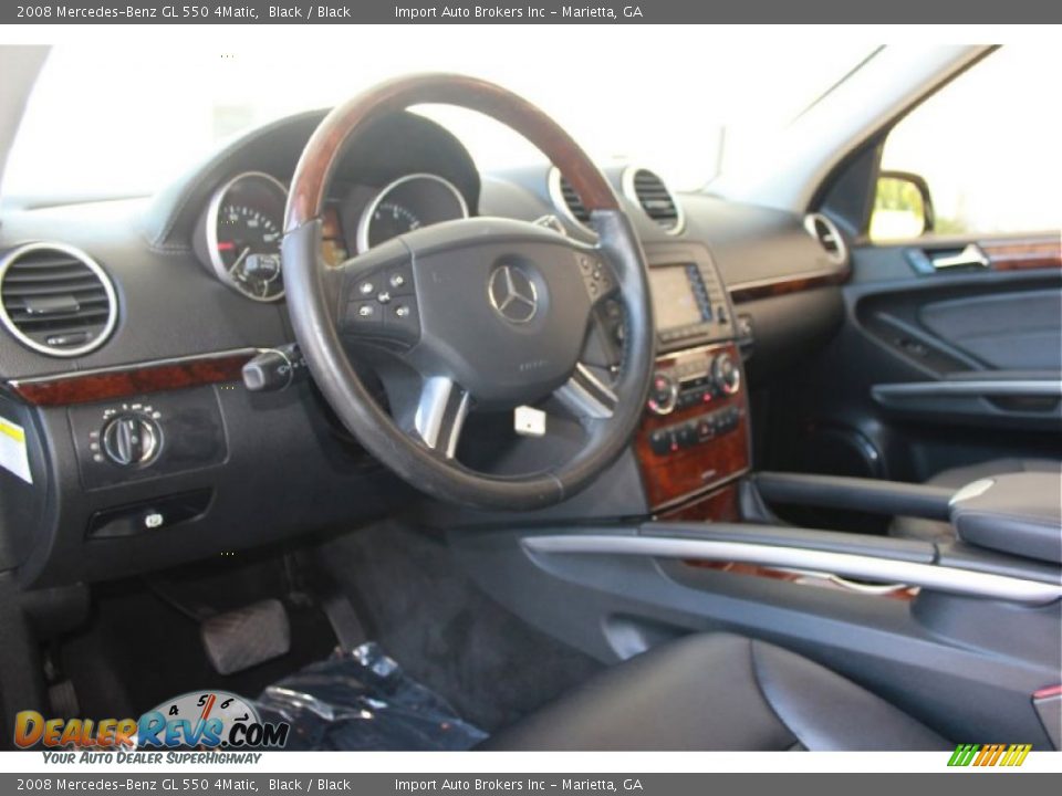2008 Mercedes-Benz GL 550 4Matic Black / Black Photo #36