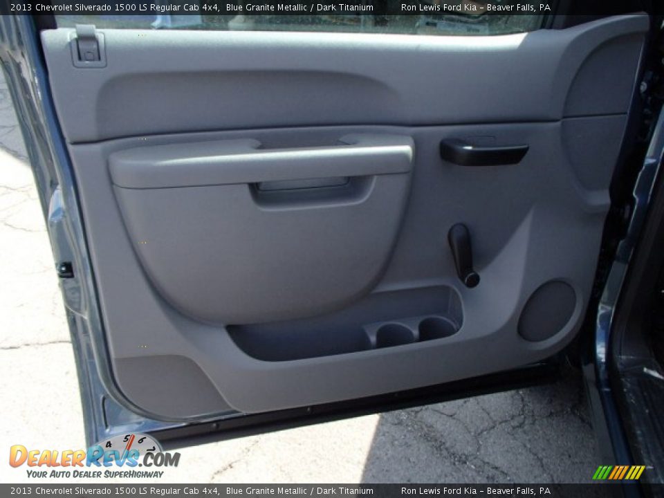 2013 Chevrolet Silverado 1500 LS Regular Cab 4x4 Blue Granite Metallic / Dark Titanium Photo #12