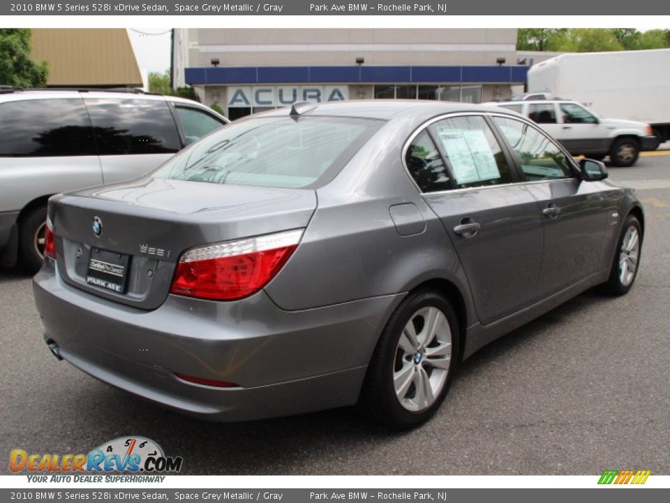 2010 BMW 5 Series 528i xDrive Sedan Space Grey Metallic / Gray Photo #5