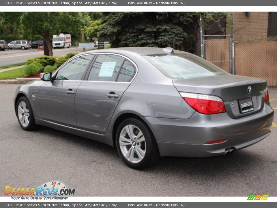2010 BMW 5 Series 528i xDrive Sedan Space Grey Metallic / Gray Photo #7