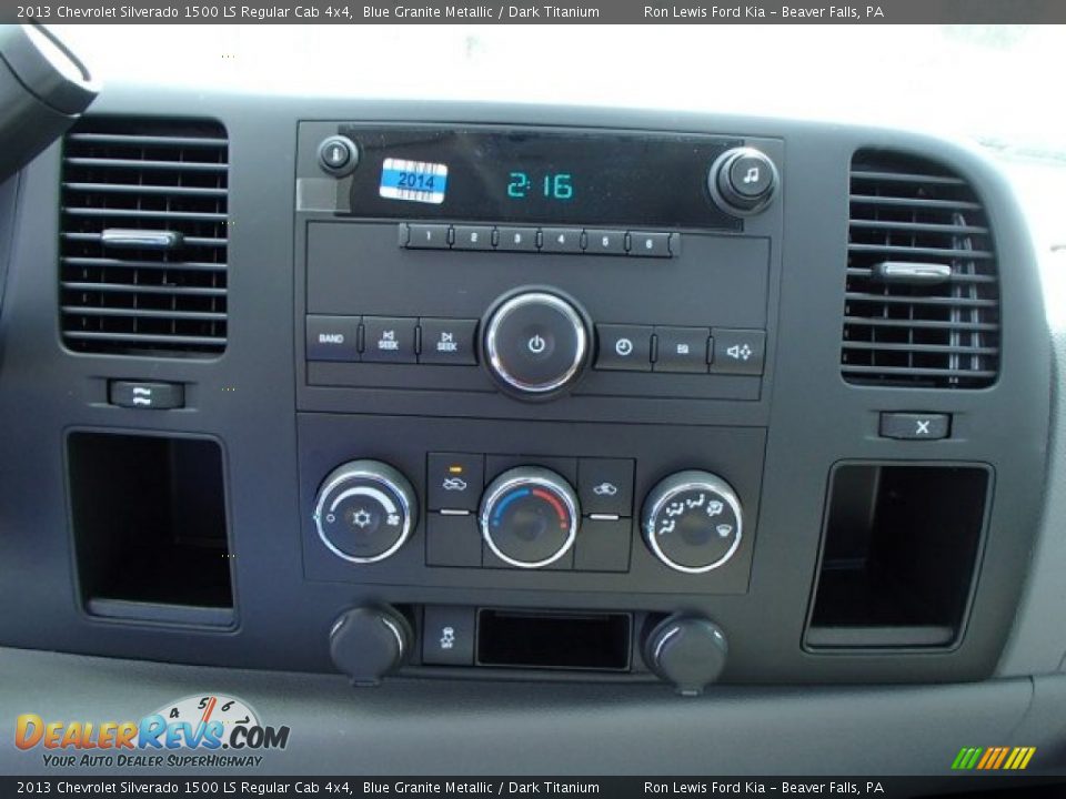 2013 Chevrolet Silverado 1500 LS Regular Cab 4x4 Blue Granite Metallic / Dark Titanium Photo #15