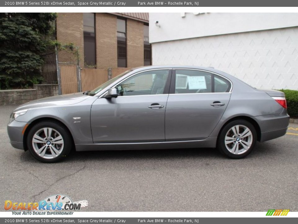 2010 BMW 5 Series 528i xDrive Sedan Space Grey Metallic / Gray Photo #8