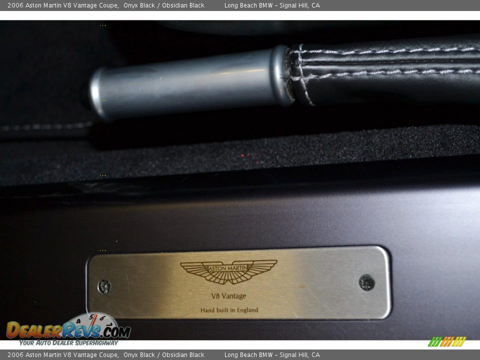 2006 Aston Martin V8 Vantage Coupe Onyx Black / Obsidian Black Photo #25