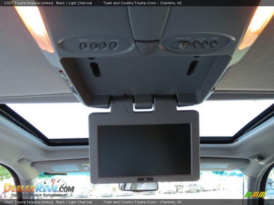 2007 Toyota Sequoia Limited Black / Light Charcoal Photo #11