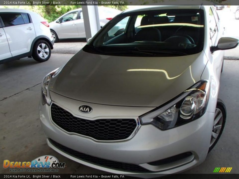 2014 Kia Forte LX Bright Silver / Black Photo #3
