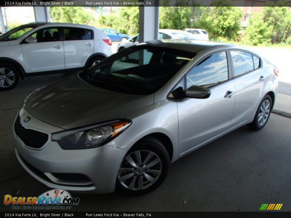 2014 Kia Forte LX Bright Silver / Black Photo #4