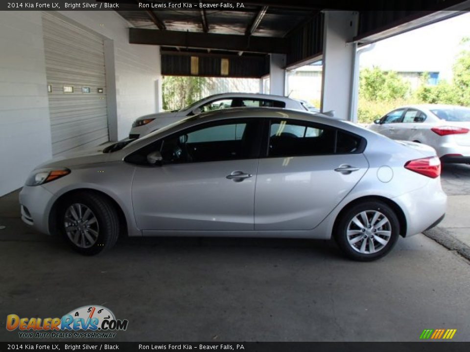 2014 Kia Forte LX Bright Silver / Black Photo #5