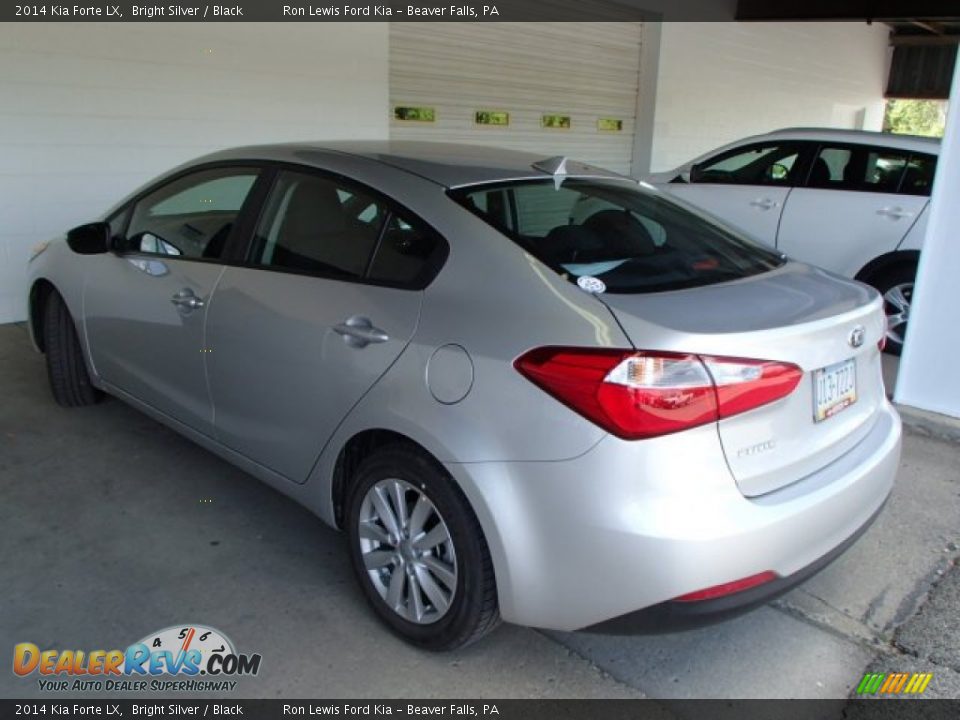 2014 Kia Forte LX Bright Silver / Black Photo #6