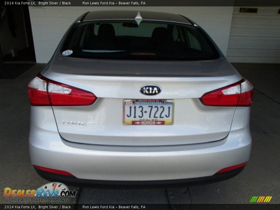 2014 Kia Forte LX Bright Silver / Black Photo #7
