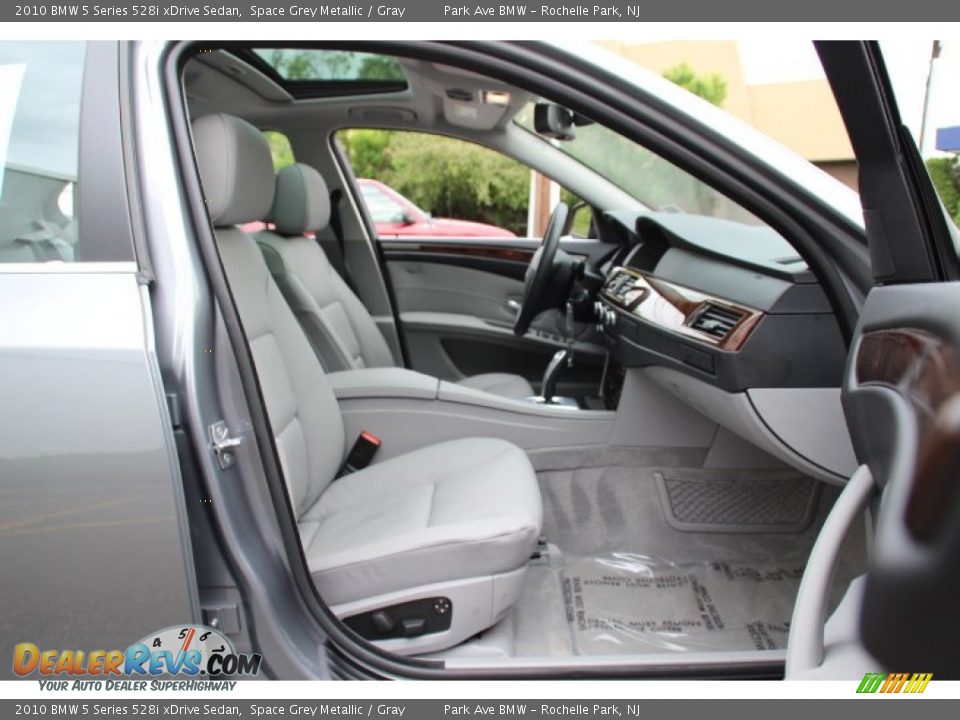 2010 BMW 5 Series 528i xDrive Sedan Space Grey Metallic / Gray Photo #27
